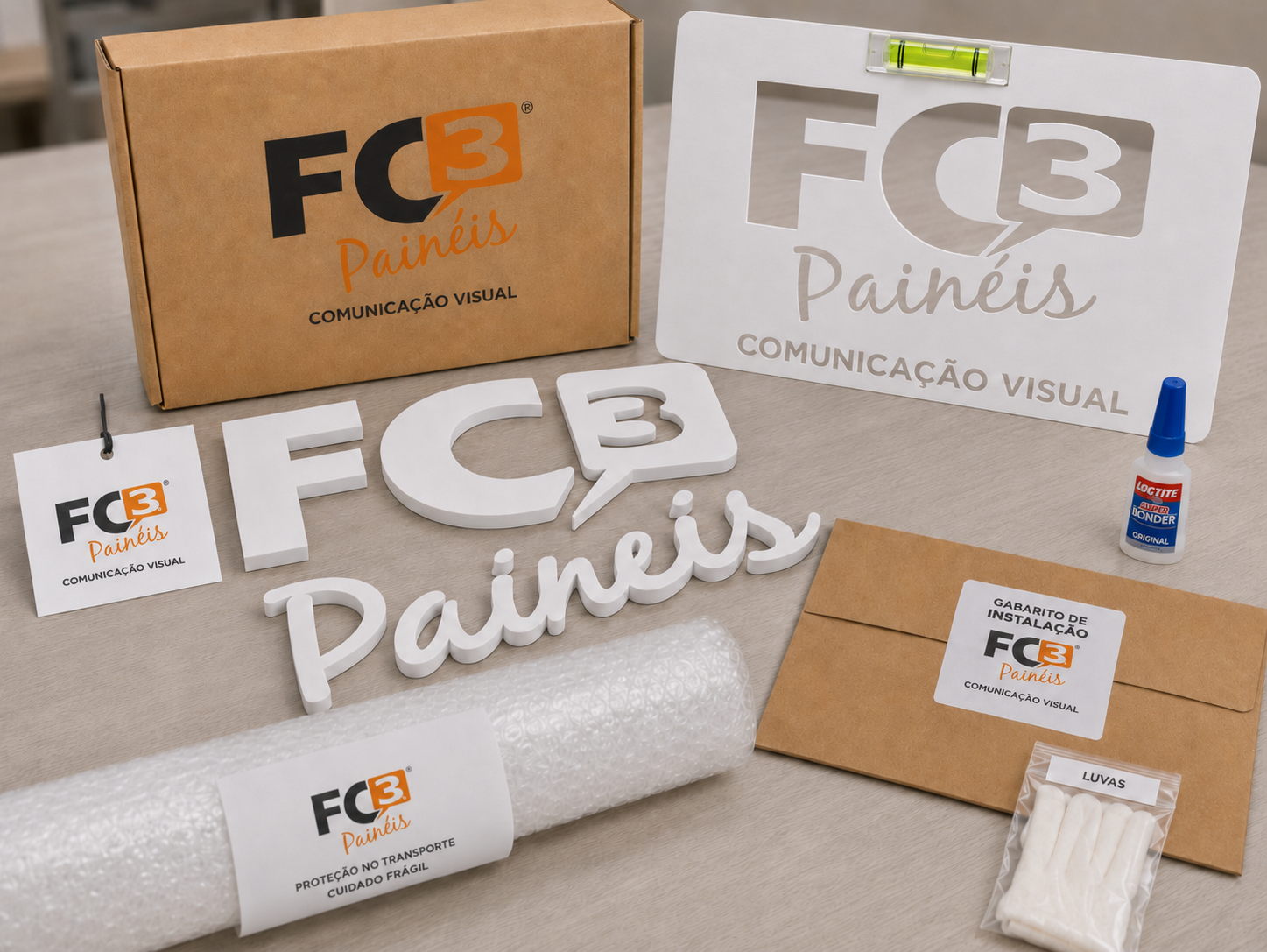 Kit do Logo Essencial pronto para instalar